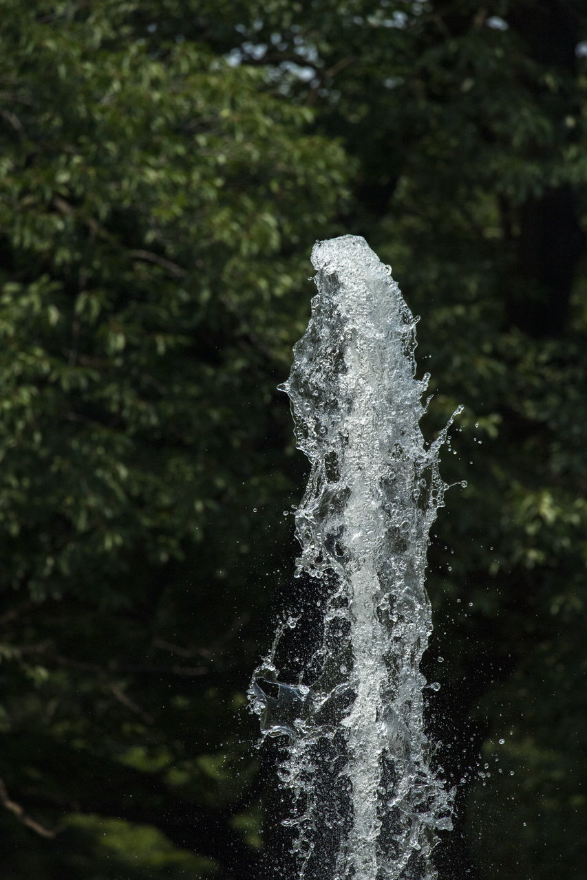 CLOSE-UP OF WATERFALL