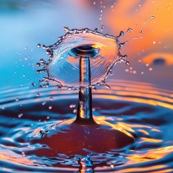 Close-up of splashing water