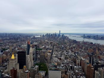 Aerial view of city