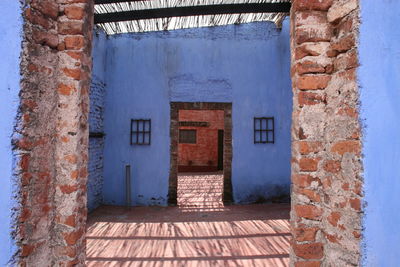 Entrance of building