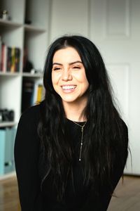 Portrait of a smiling young woman