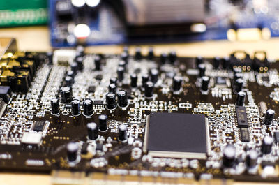 View of mother board