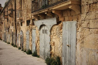 Exterior of old building