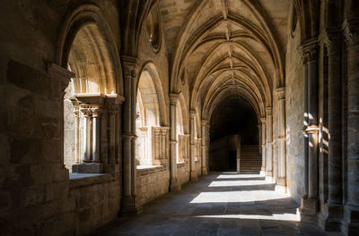 Corridor of historic building