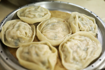 Close-up of served food in bowl