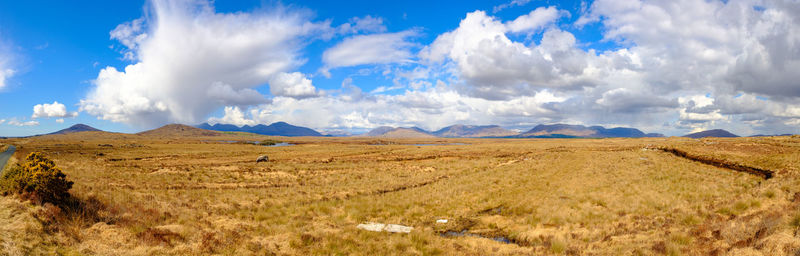 Panoramic view of landscape against sky