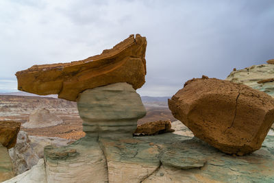 Close-up of rock formations