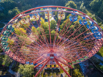 Low angle view of ferris wheel