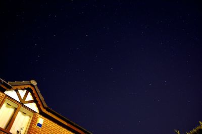 Low angle view of moon