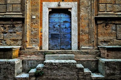 Exterior of abandoned house