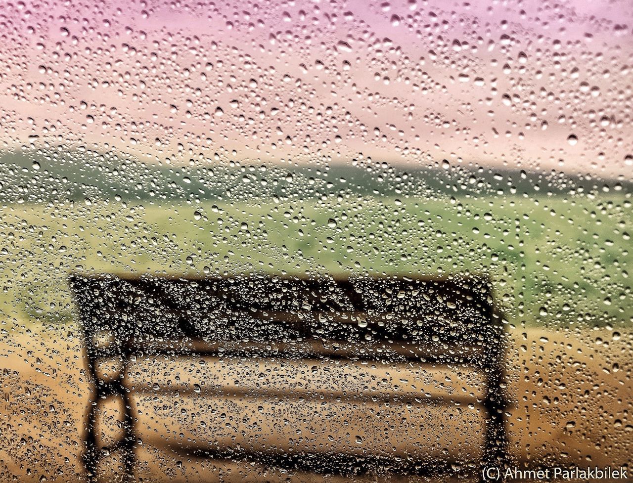 drop, water, wet, transparent, indoors, window, glass - material, close-up, glass, rain, full frame, backgrounds, freshness, raindrop, sky, weather, focus on foreground, refreshment, condensation, sunset