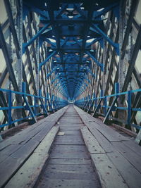 Full frame shot of footbridge