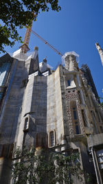 Low angle view of building against sky