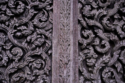 Full frame shot of ornate door