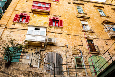 Low angle view of old building