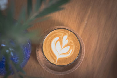 Close-up of coffee on table