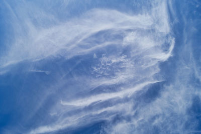 Low angle view of clouds in sky