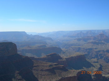 Scenic view of dramatic landscape