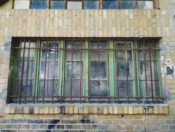 Full frame shot of old building