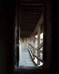 Interior of abandoned building