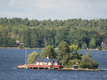 Cruise in the baltic sea near stockholm