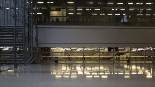 Interior of modern building