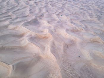 Full frame shot of sand at beach