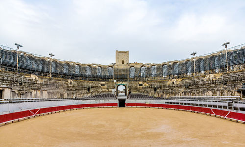 View of amphitheater against sky