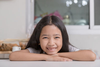 Portrait of a smiling girl