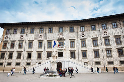 Palazzo della carovana built in 1564 located at the palace in knights square in pisa
