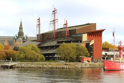 View of buildings at waterfront