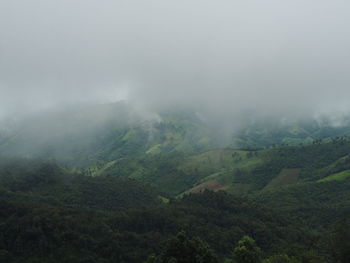 Scenic view of landscape against sky