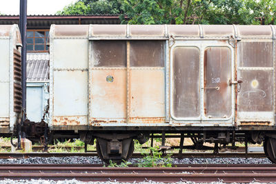 Railroad container with more rusty old