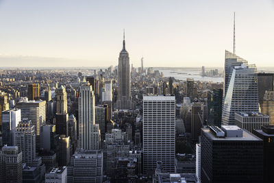 Aerial view of city