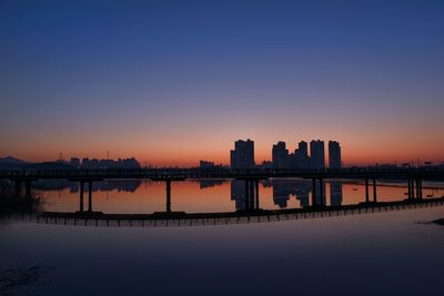 Sunrise over the lake