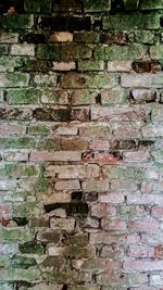 Full frame shot of brick wall