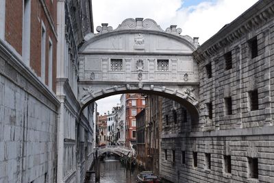 View of bridge in city