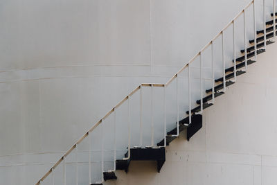 Low angle view of staircase against building