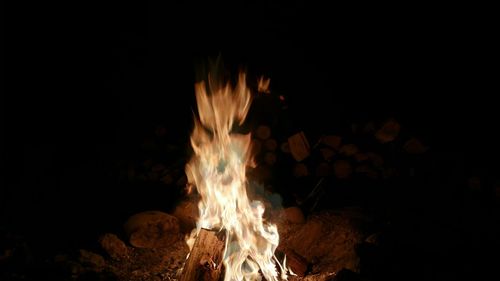 Bonfire at night