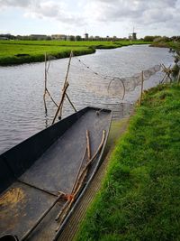 Scenic view of river against sky