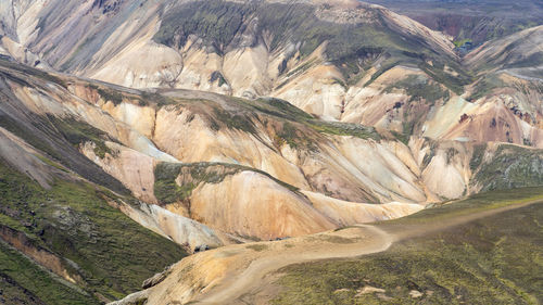 Scenic view of mountain range