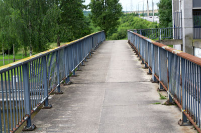 Footbridge in city