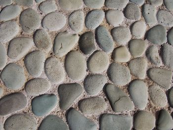 Close-up view of paving stone