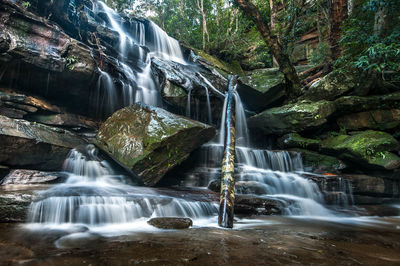 View of waterfall