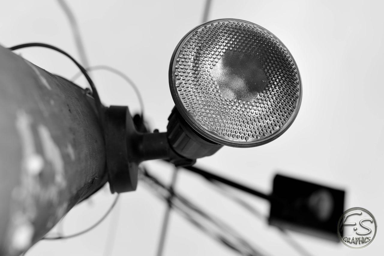 close-up, metal, technology, focus on foreground, indoors, low angle view, built structure, architecture, metallic, connection, lighting equipment, day, electricity, building exterior, communication, no people, old-fashioned, music, protection, photography themes