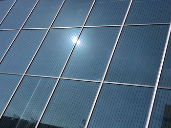 Full frame shot of modern glass building