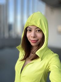 Portrait of a smiling young woman