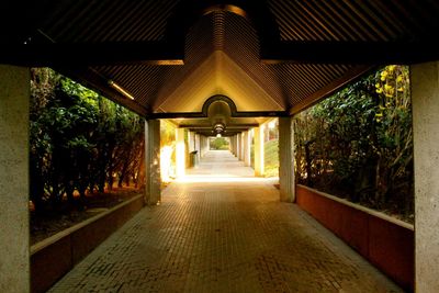 Corridor of building