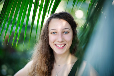 Portrait of young woman