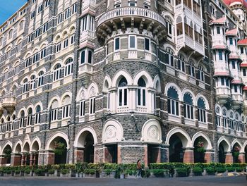 Low angle view of historical building